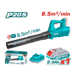 Акумулаторен издухвател TOTAL, 20V / 2Ah