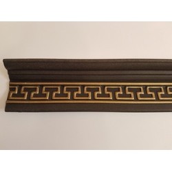 Хпс перваз м17 ретро черно злато 2м