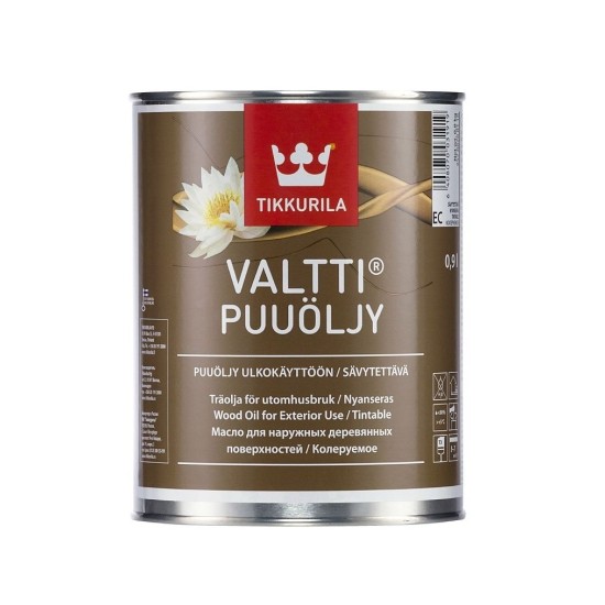 Valtti wood oil масло за градинска мебел,тераси,декинг 0.9л