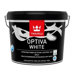 Optiva white латекс а база 9л