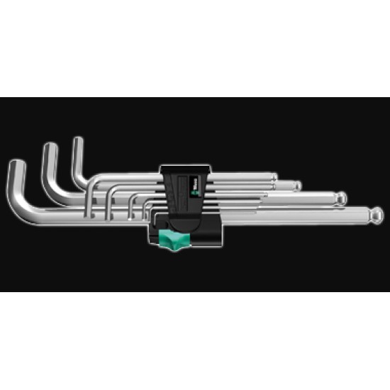 Шестограми алуминиев комплект м 950 pkl/9 sm n хром