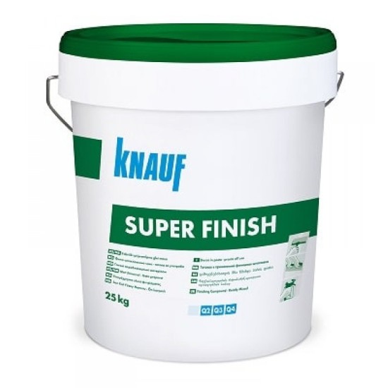 Кнауф готова гипсова шпакловка 25 кг. super finish