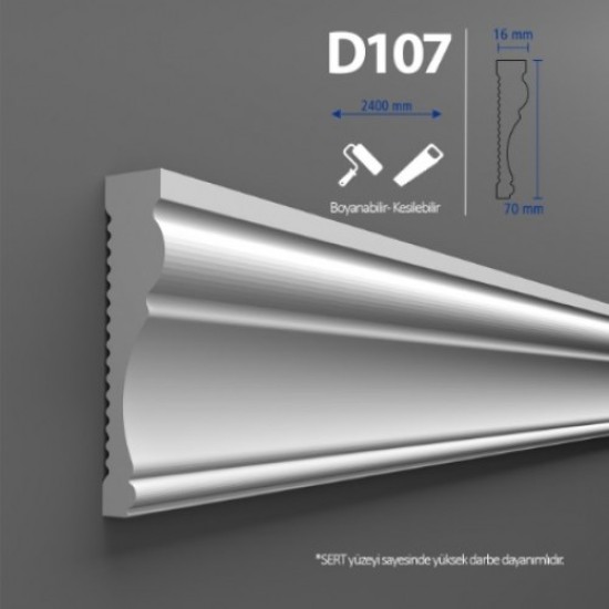 Декор корниз d107 /70x16x240/