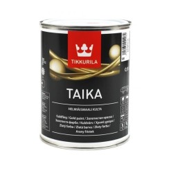 Taika km перлена плътна боя - злато 0.9л