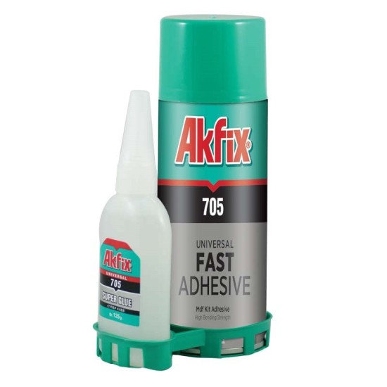 Лепило с активатор akfix 705c 200 мл. + 65гр. 