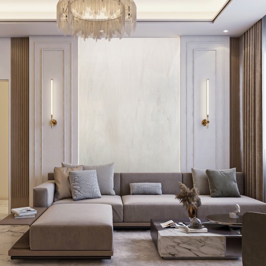 PVC Декоративен стенен панел Decopa Stone Pearl 