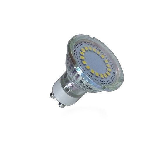 ЛЕД крушка за луна 3W GU10 4500k 1859 стъклена