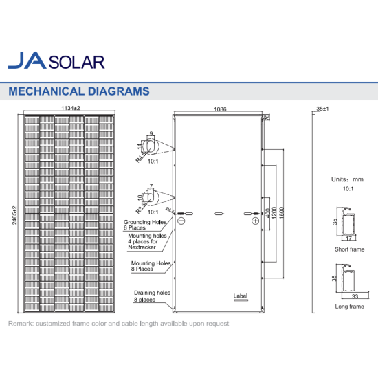 Соларен панел ja solar jam78s30 580-605/mr