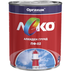 леко алкиден грунд ПФ02-сив 5кг. ОРГА
