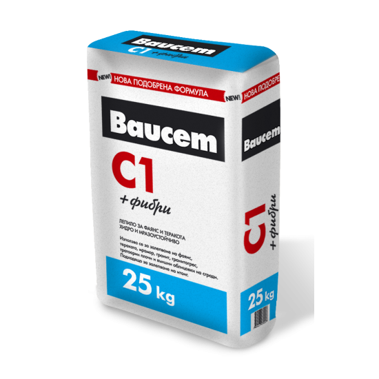 Бауцем С1 лепило за фаянс и теракот / BAUCEM C1