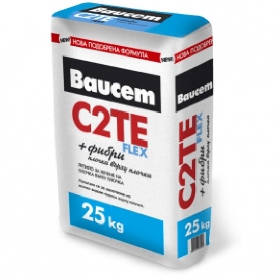 Бауцем С2ТЕ ФЛЕКС лепило за фаянс и теракот / BAUCEM C2TE Flex 