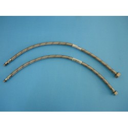 Мека връзка неръждаема за стенна батерия 3/8жxm10 60 см. 