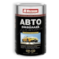 Автоемайл черен 750мл. МЕГА