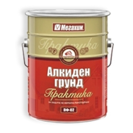Грунд алкиден сив 25 кг. практика мега