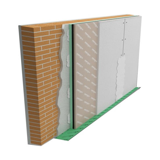 Трислоен звукоизолационен панел за стени Rewall 53