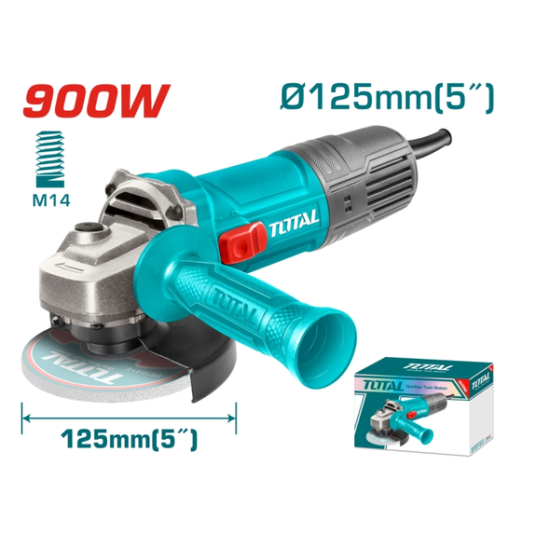 Ъглошлайф 125мм 900W ТОТАЛ